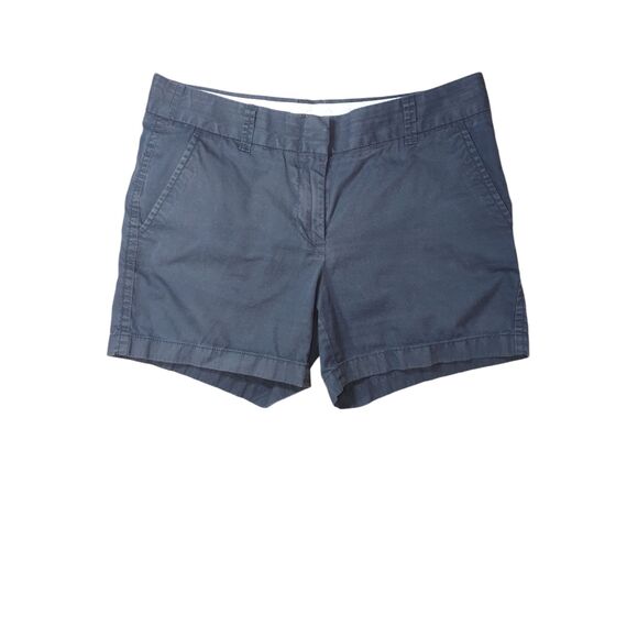 J. Crew Pants - J Crew 5" Chino Broken-In Shorts Women Size 4 Navy Casual Versatile Preppy(flaw)